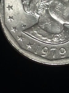 1979-P SUSAN B. ANTHONY DOLLAR ~ WIDE RIM VARIETY (FS-301) ~ NICE EXTRA FINE - Picture 1 of 3