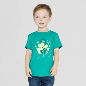 12MToddler Boys Short Sleeve Shamrock T-Shirt - Cat&Jack - Bild 1 von 1