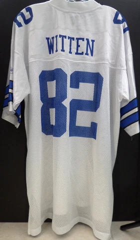 EUC - Reebox NFL Dallas Cowboys Jason Witten #82 Football Jersey White Size XL Cover