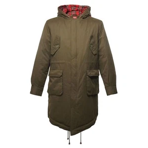 MENS MERC LONDON CLASSIC FISHTAIL PARKA JACKET STYLE NAME TOBIAS - GREEN - Picture 1 of 2