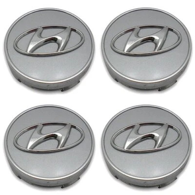 Center Caps Hubcap OEM Hyundai Azera Elentra Kona Santa Fe Sonata 2S250 Wheel - Image 1 of 2