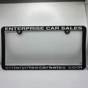 Marco de matrícula de plástico negro delantero o trasero de Enterprise Car Sales - Imagen 1 de 2