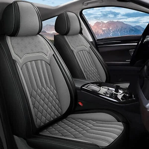 Front Rear Fit for Chevrolet Equinox 2011-2024 Pu Leather Car 5-Sits Seat Covers - Picture 1 of 10