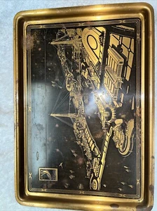 VINTAGE 10" 1933 CHICAGO WELTAUSSTELLUNG KUPFER SOUVENIR TABLETT JAHRHUNDERT DES FORTSCHRITTS - Bild 1 von 4