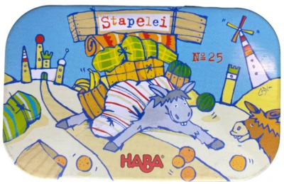 UNVOLLSTÄNDIG Haba 2576 Stapelei Reisespiel Stapelspiel Mitbringspiel Dosenspiel - Bild 1 von 4