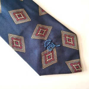 Countess Mara silk tie abstract geometric diamond shapes 57 x 3.75 vintage - Picture 1 of 4