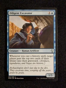Diligent Excavator Magic the Gathering Dominaria Human Artificer Uncommon - Picture 1 of 2