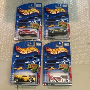 Vintage 2002 Hot Wheels Tuners Auto Komplettsatz 4 mit Civic Celica Focus Suzuka - Bild 1 von 10