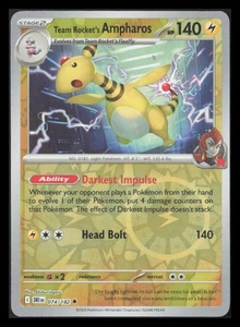 Team Rocket's Ampharos Uncommon SV10: Destined Rivals 074/182 NM - Picture 1 of 2