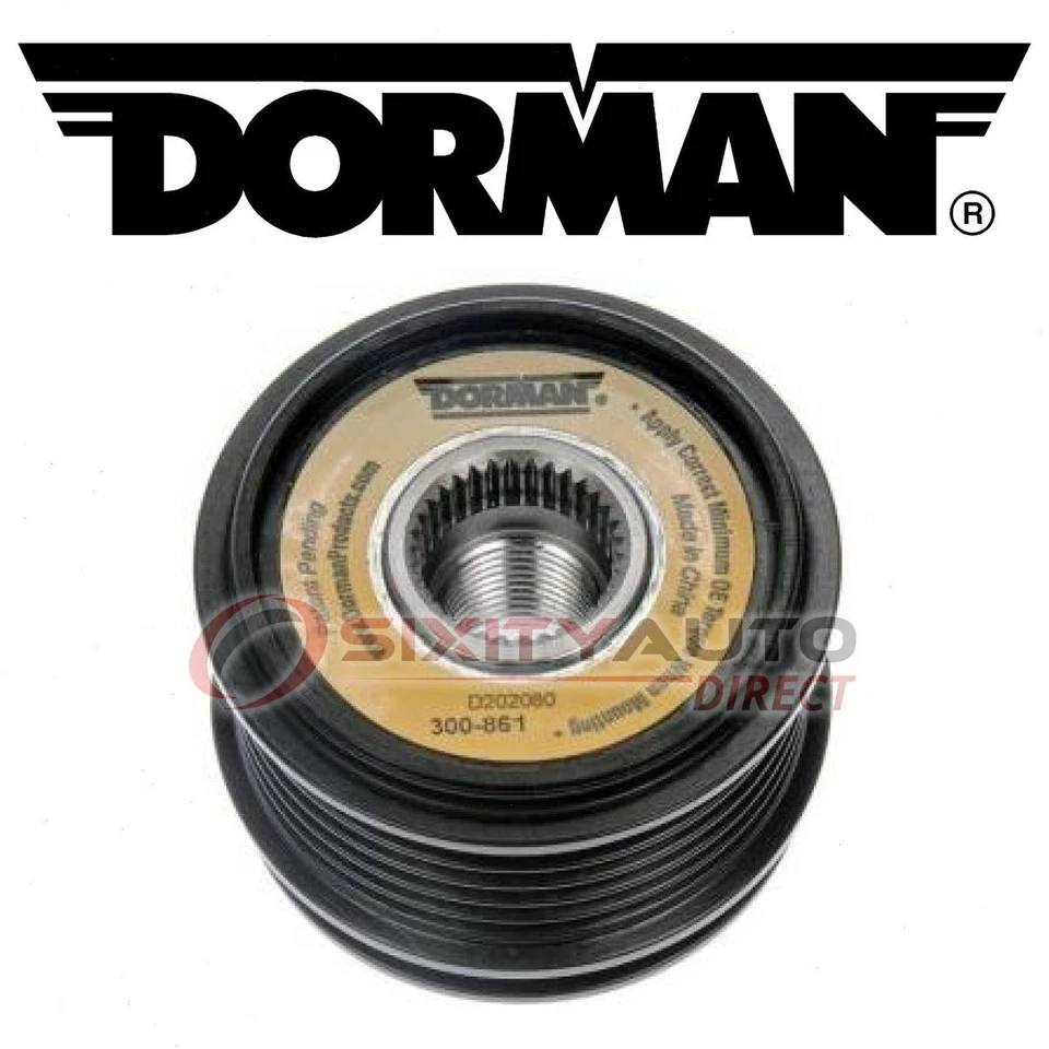 Dorman Alternator Pulley for 2007-2010 Jeep Grand Cherokee 3.0L V6 js Foto 1 de 4