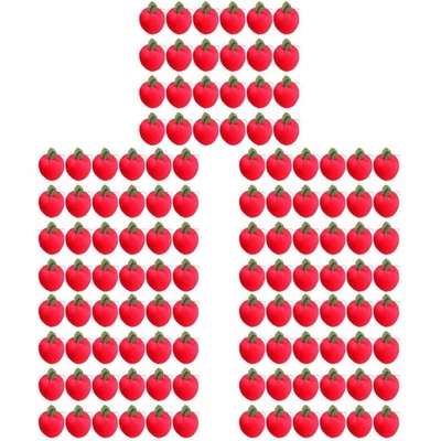  5 Pack Weihnachten Hängende Äpfel Deko Simulationsfrucht Familie Ornamente - Bild 1 von 4