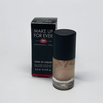 MAKE UP FOR EVER New Star Lit Liquid Illuminating Gel in Gold Peach - Image 1 of 4