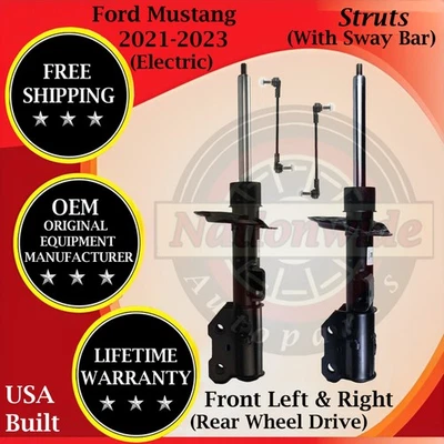 Motorcraft OEM Front Struts W/ Sway Bar For 2021-2023 Ford Mustang Electric 2WD - Изображение 1 из 4