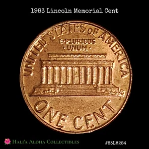 💠🪙💠AU 1983 Doubled Die Reverse (DDR) Lincoln Cent - Picture 1 of 8
