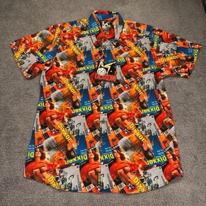 Camisa Dixxon Flannel Co The Articles Para Hombre Mediana Naranja Pin Up Revista Fiesta - Imagen 1 de 8