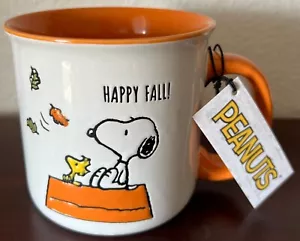 Peanuts Snoopy & Woodstock 2024 HAPPY FALL 21 Unzen Becher Blätter Neu mit Etikett - Bild 1 von 4