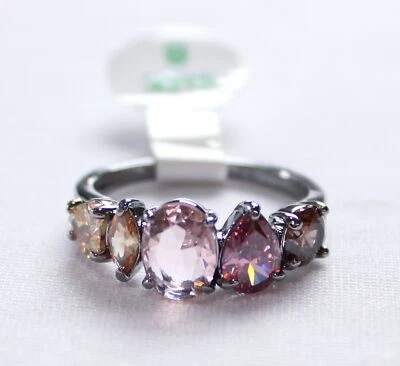 Anillo Bomb Party Strike A Pose Array Of LC Stones SV3 Multicolor RBP8198 Talla 8 Foto 1 de 4