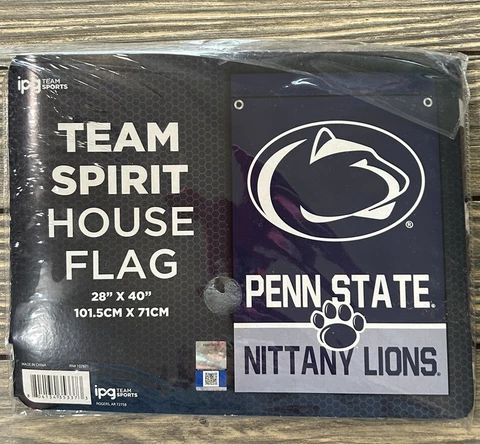 IPG Team Sports Penn State Nittany Lions Team Spirit House Flag 28” X 40” Cover