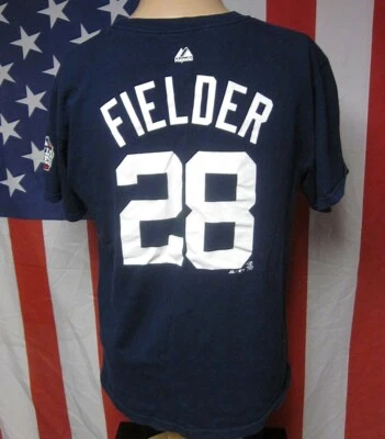 DETROIT TIGERS Prince Fielder T shirt 2012 World Series youth XL baseball tee 28 - Image 1 of 4