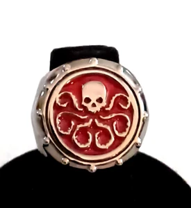 Rare Marvel Shield Foe HYDRA Ring 925 Silver Mover R&D Jewelry Sz 5 NOS MIB - Picture 1 of 11