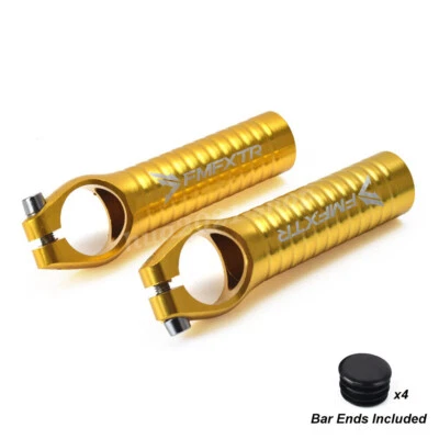 1 par de extremos de manillar de bicicleta de montaña de aluminio de 22,2 mm extremo de manillar de bicicleta de aleación Foto 1 de 4