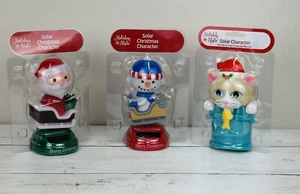NEW Solar Powered Moving Toys Characters Santa Snowman Cat 4" - Picture 1 of 8