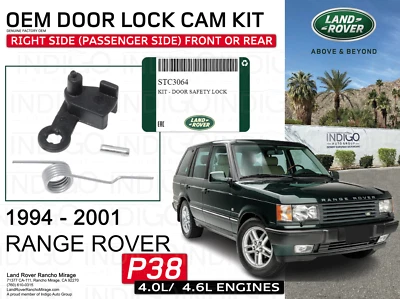 KIT DE CÂMERA DE TRAVA DE PORTA LAND ROVER GENUÍNO RANGE ROVER RH 4.0 4.6 P38 NOVO STC3064 - Imagem 1 de 2