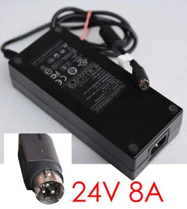 200W 24V 8,33A NETZTEIL EDACPOWER EA12101M-240 3-PIN EPSON TM-H6000 TM-T88 V260 - Afbeelding 1 van 1