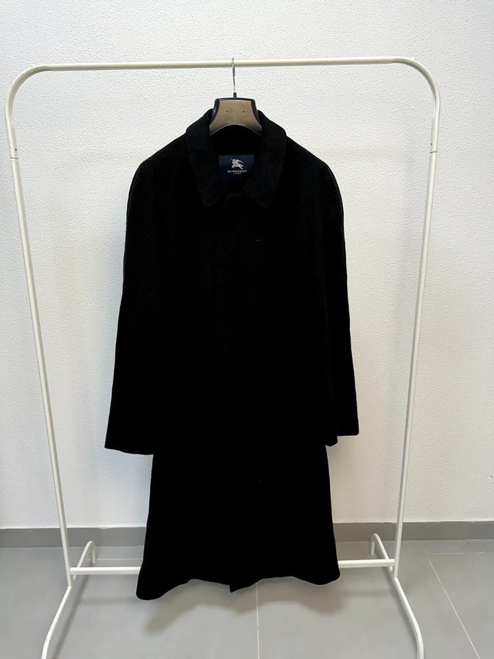 Burberry London Classic Pure Cashmer Black Coat 56 Size - Image 1 of 4