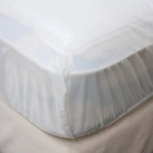 Bed Cover Full Size Fitted Sheet Zippered Plastic Mattress Protector Waterproof - Picture 1 of 1