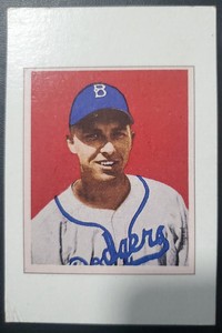 Set Of 3 MLB 1949 BowmanGum Sports Cards. Gil Hodges, Duke Snider, Satchel Paige