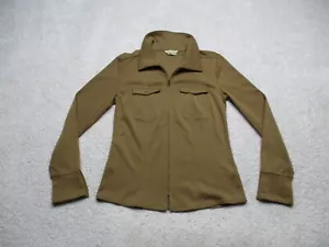 Royal Robbins Jacket Womens XS Beige Full Zip Chest Pockets Long Sleeve Rayon - Picture 1 of 8
