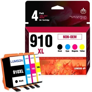 910XL Ink Combo Pack Replacement for HP OfficeJet Pro 8020 8025 8035 8028 4PK - Picture 1 of 6