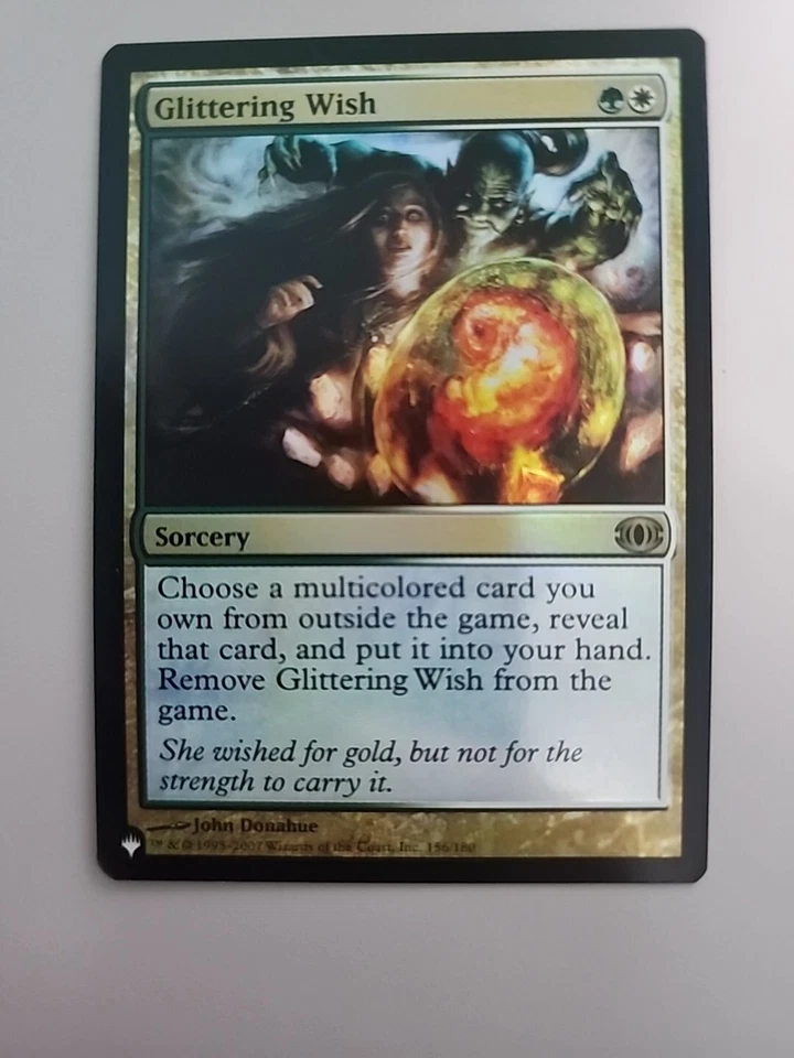 MTG Glittering Wish Mystery Booster - Future Sight 156/180 Foil Rare - Image 1 of 1