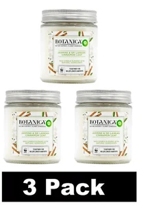 3 x AIRWICK 205g CANDLE BOTANICA JASMINE AND SRI LANKAN CINNAMON LEAF BRAND NEW - Picture 1 of 4