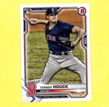 2021 Bowman #21 Tanner Houck Rookie RC Card Red Sox 