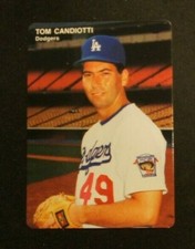 1992 Mother's Cookies, Los Angeles Dodgers - TOM CANDIOTTI