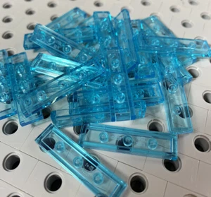 Lego Trans Azulejos 1x4 acabado suave edificios modulares planos 25 piezas - Imagen 1 de 2