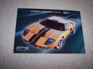 FORD GT40 CONCEPT LIVING LEGENDS TOUR POSTCARD #9 - Picture 1 of 2