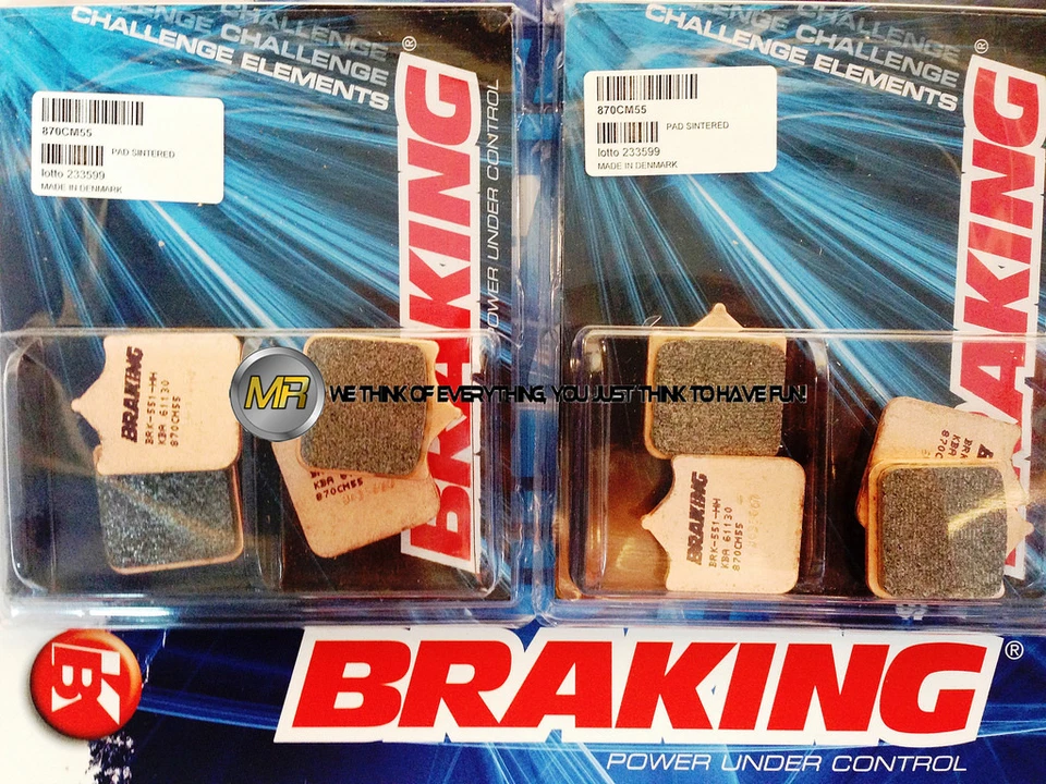 PARA DUCATI 749 748 2002 02 PASTILLAS FRENO DELANTERAS SINTERIZADAS FRENADO Foto 1 de 1