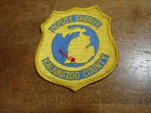 KALAMAZOO COUNTY MICHIGAN DEPUTY SHERIFF   EARLY VEST PATCH  bx 11#30 - Picture 1 of 2