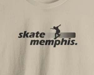 Memphis Tennessee Skateboarding T-Shirt Skate Skateboarder Skateboard - Picture 1 of 15