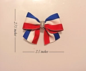 USA Schleife Haarspange Barrette Haarnadel Metallband Spangen für Mädchen süßes Haar - Bild 1 von 5