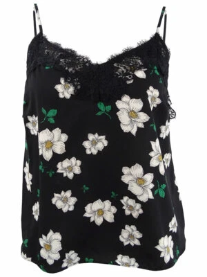 Camisola Bar III para mujer con estampado floral de encaje Foto 1 de 2