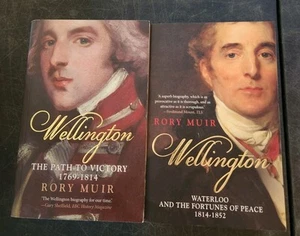 Lot of 2 Rory Muir Paperbacks Wellington : Path to Victory 1769-1814/Waterloo 18 - Imagen 1 de 2