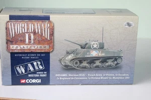 CORGI MILITARY 1:50 SHERMAN M4A2 TANK - FRENCH ARMY 1944 CC51005 - Bild 1 von 2
