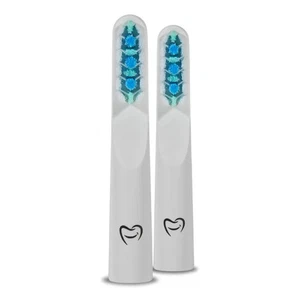 Cabezales de cepillo de dientes eléctricos de repuesto - Paquete de 2 - Cerdas suaves - Cuidado bucal suave - Imagen 1 de 4
