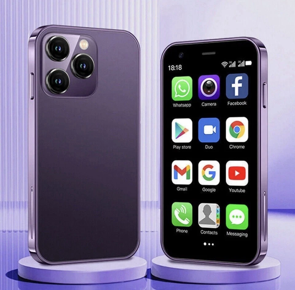 SOYES XS15 3G Mini Smartphone 3.0inch WiFi GPS Quad Core Android 8.1 Cell Phone - Image 1 of 4