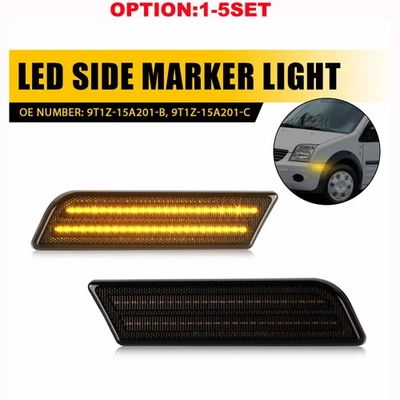 Luces LED delanteras laterales ámbar para Ford Transit Connect 2010-2013 2011 2012 Foto 1 de 4