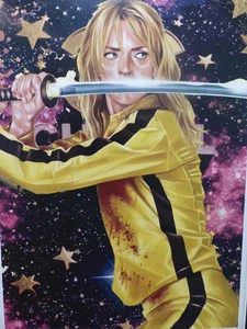 DEATH NYC "GERAHMT" Lithografie ltd.Edit. of 100 "Kill Bill Stars" 3D Siegel COA - Picture 1 of 13